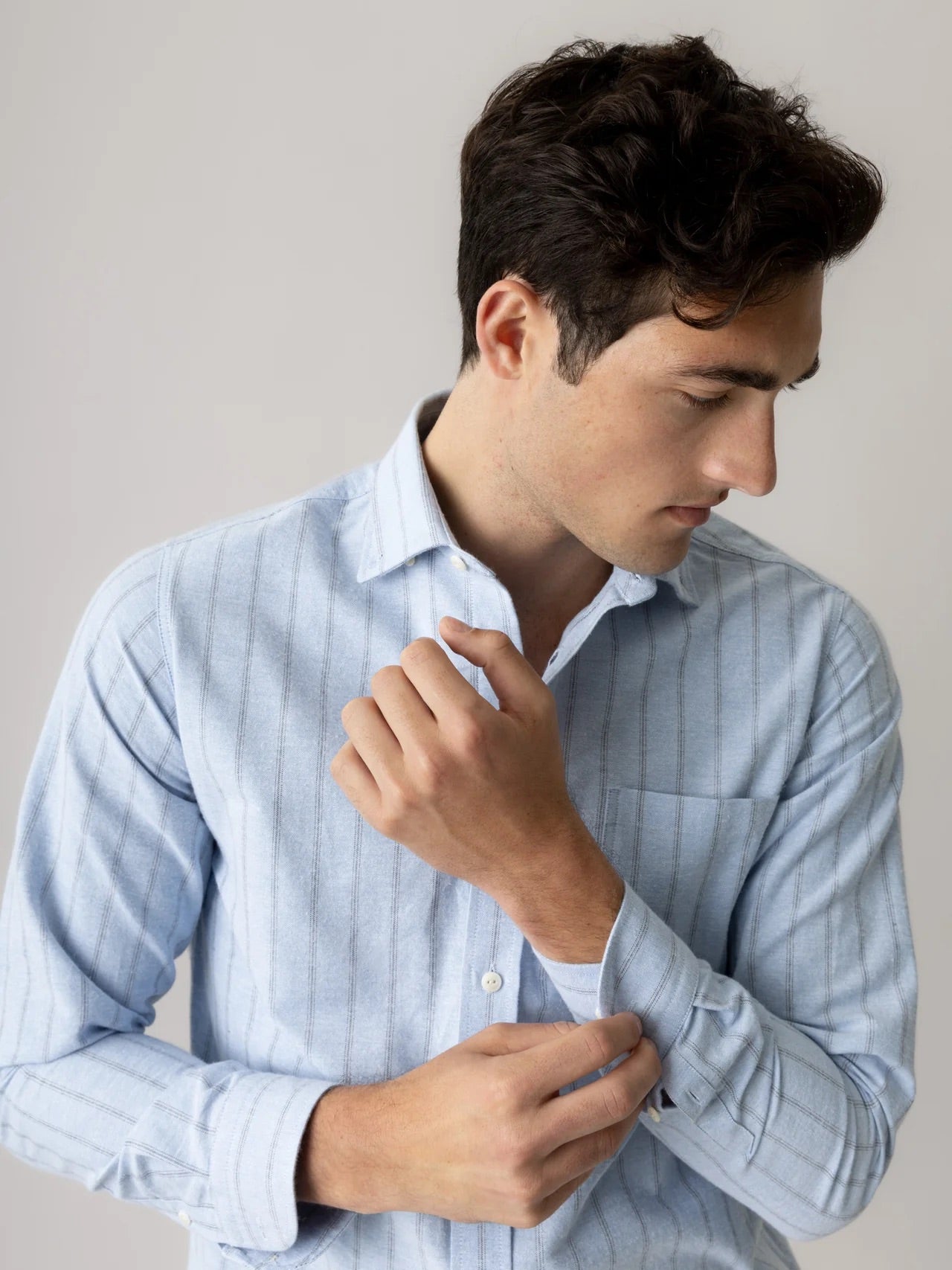 Mmgmarco Brush Shirt Light Blue