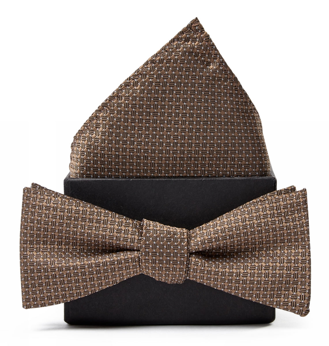 Woven 52 bowtie Brown