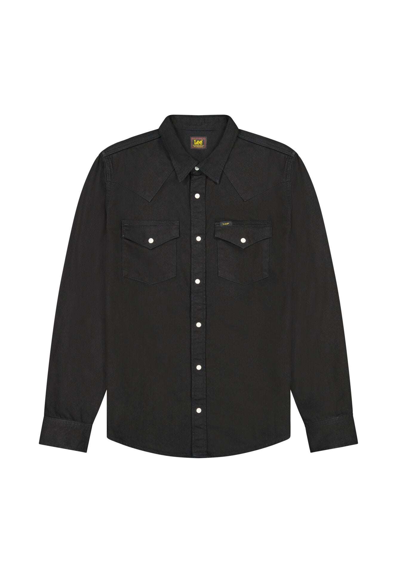 REGULAR WESTERN SHIRT Black
