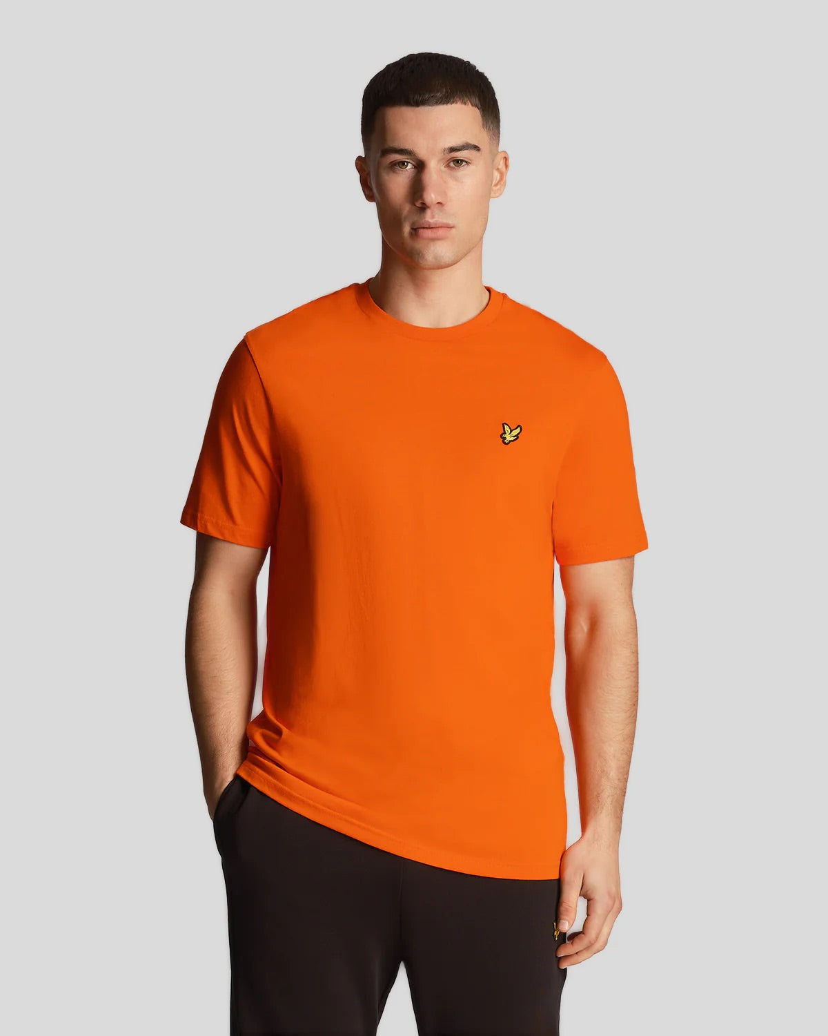 Plain T-Shirt Tangerine Tango