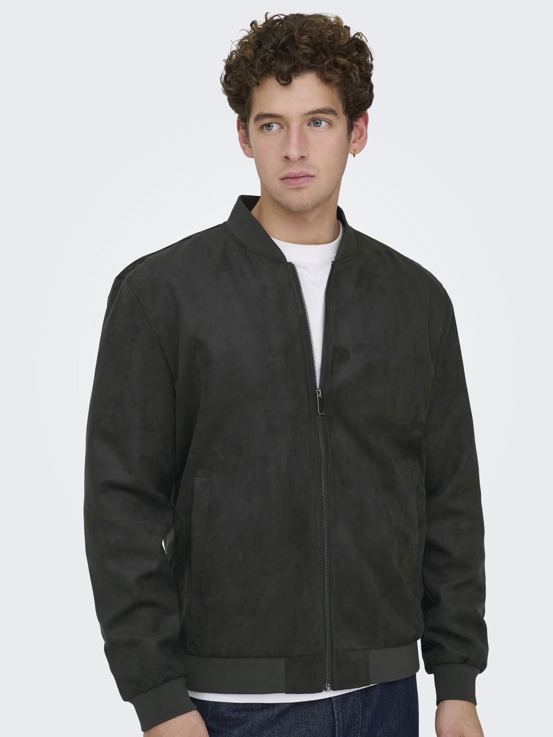 Onslucas Fake Suede Bomber Otw Noos Phantom