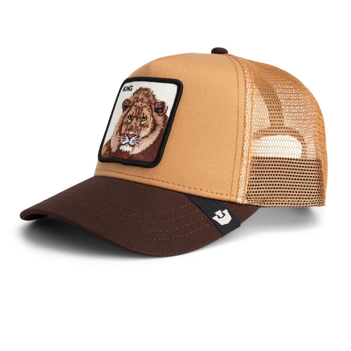 The King Lion Trucker Camel Brown