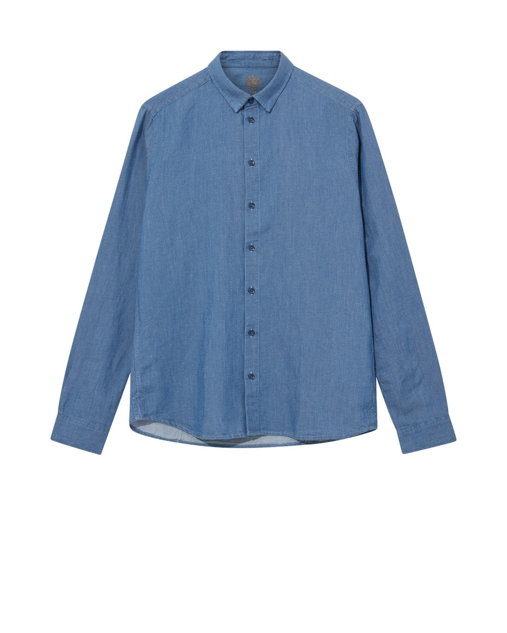 Mmgmarco Chambray Shirt Marine Blue