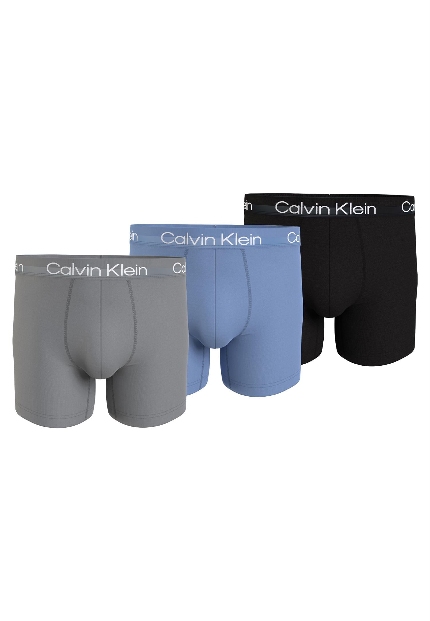 BOXER BRIEF 3PK Griffin, Bel Air Blue, Black