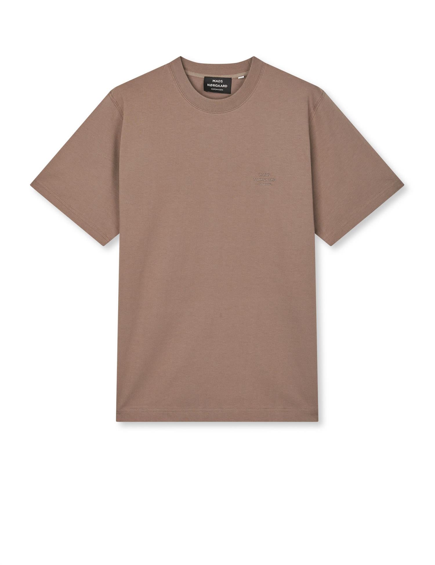 Cotton Jersey Frode Logo tee Walnut