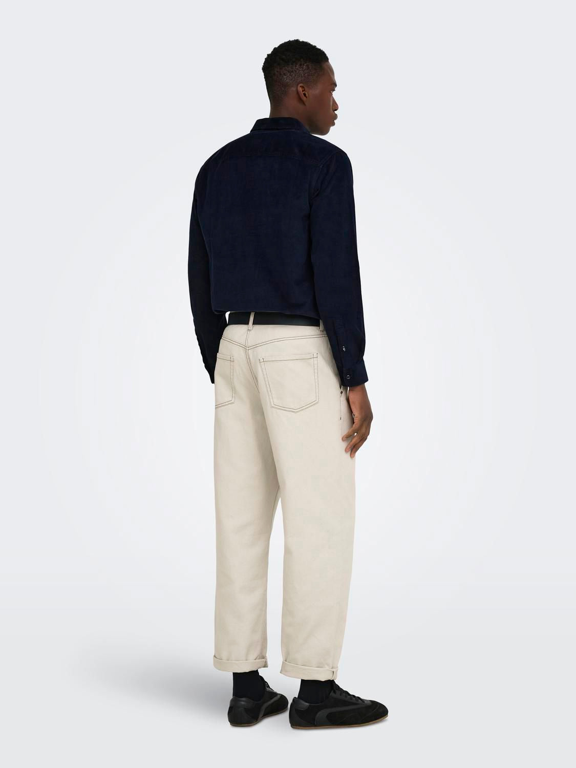 Onsmichael 18w Reg Cord Stretch Ls Noos Dark Sapphire