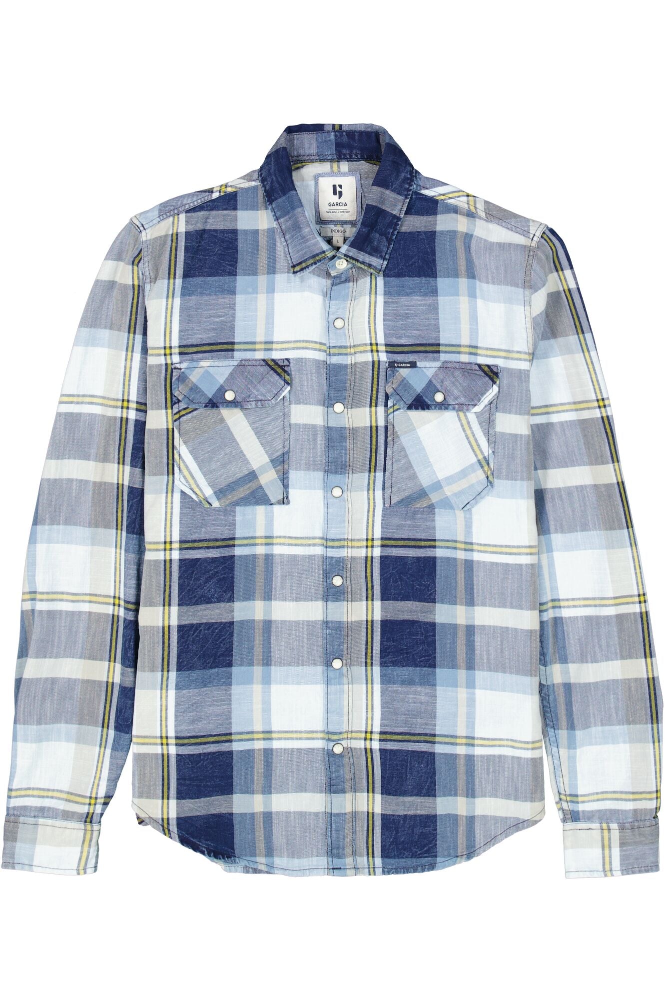 Checkered Shirt N41284 Indigo