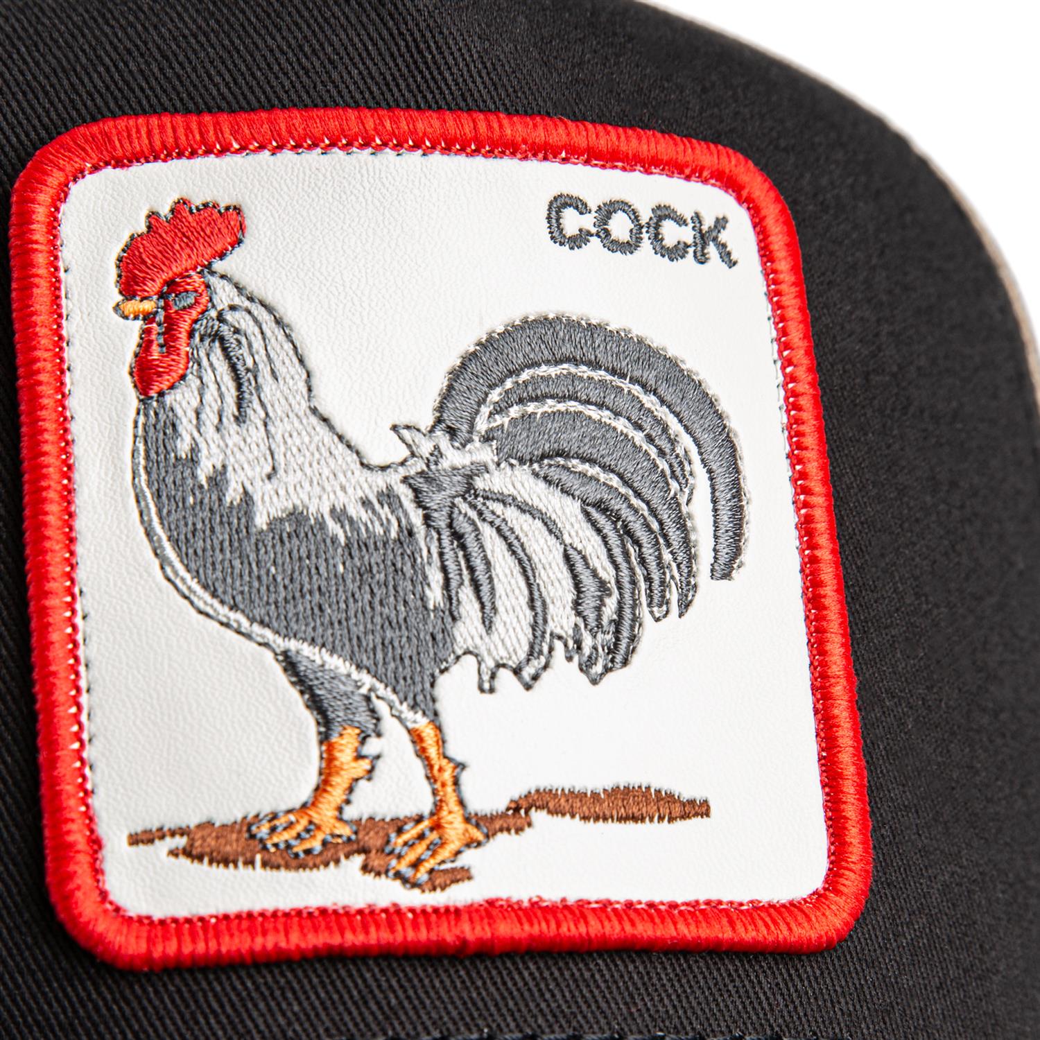 Rooster Trucker Black