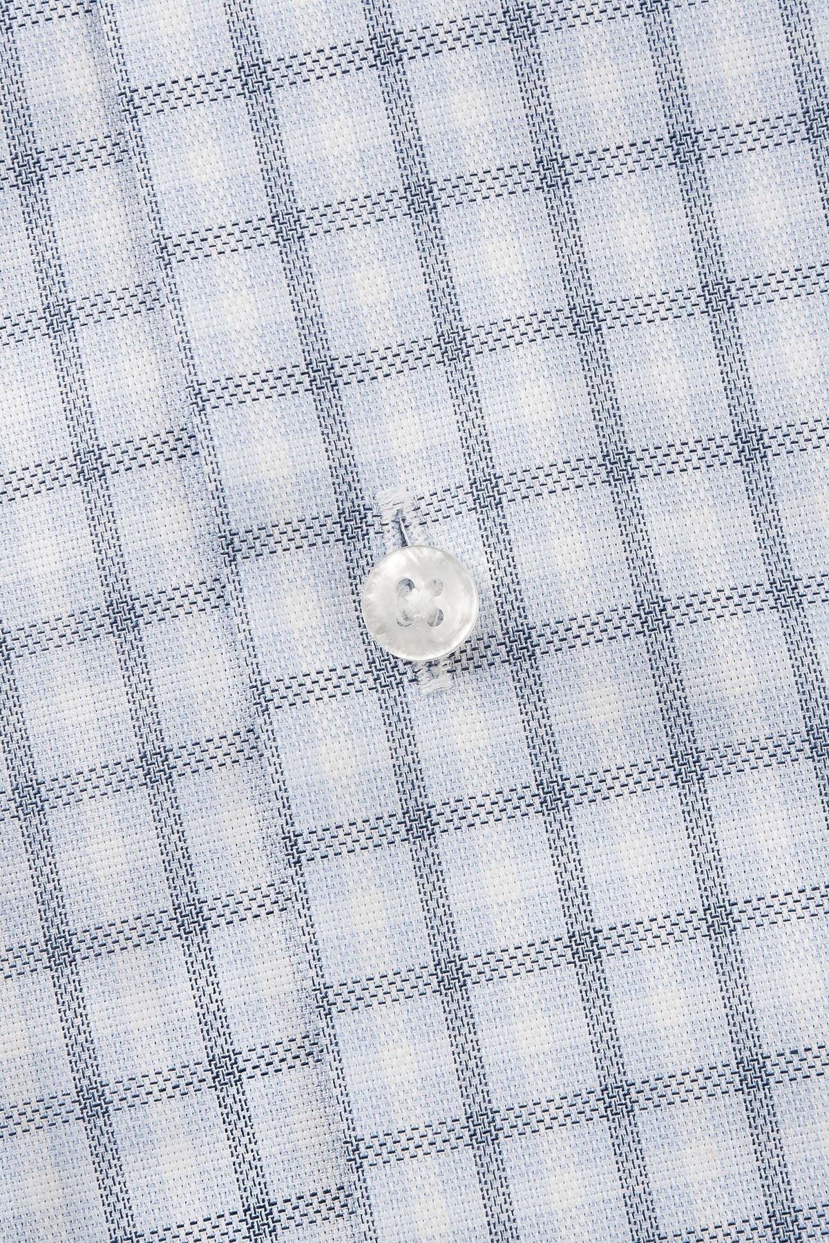 Blue checked slim fit shirt Light Blue