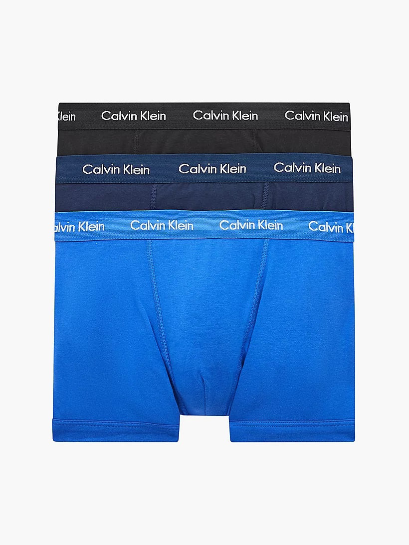 CK Boxer Trunk 3PK Black/Blueshadow/Cobaltwather