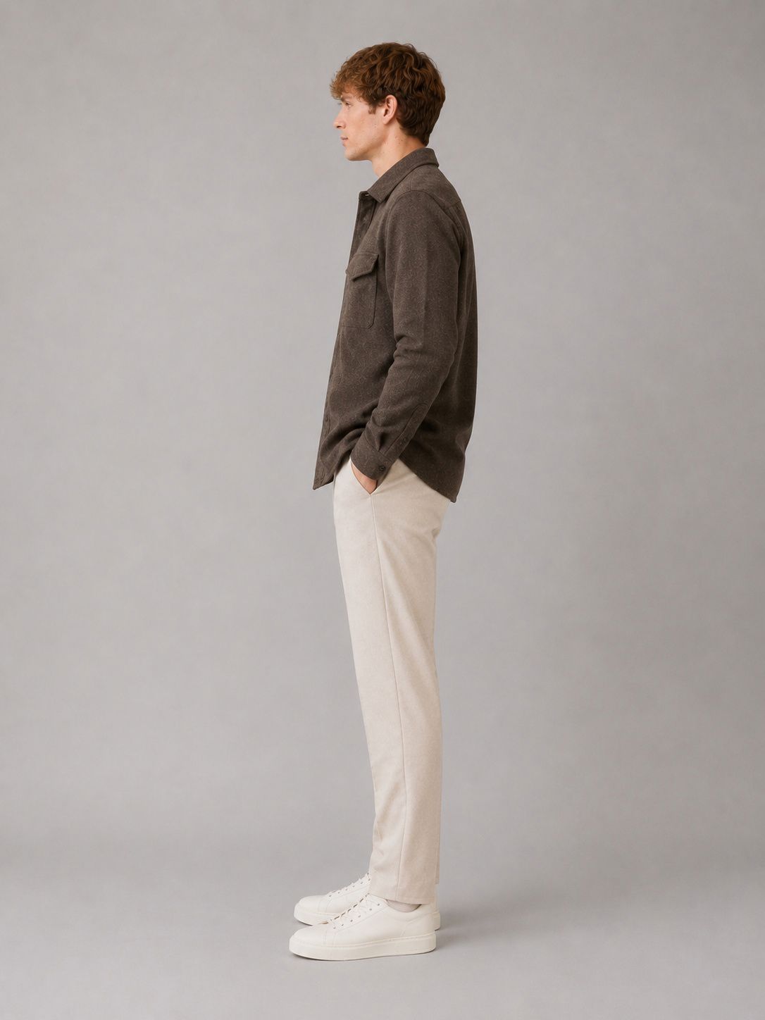 Ditlev Overshirt Dark Brown