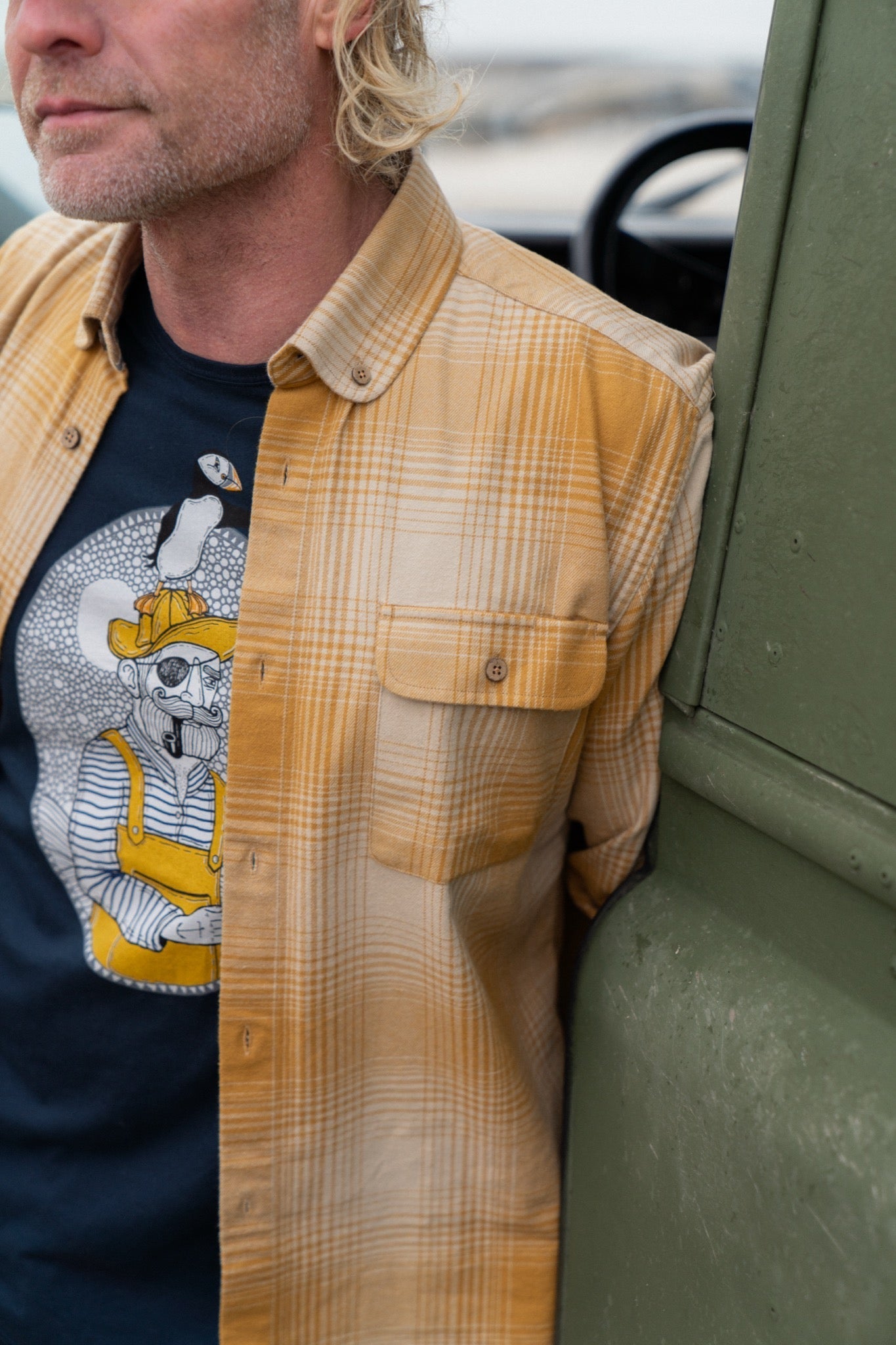 Inca Unna shirt wood Thrush White Pepper