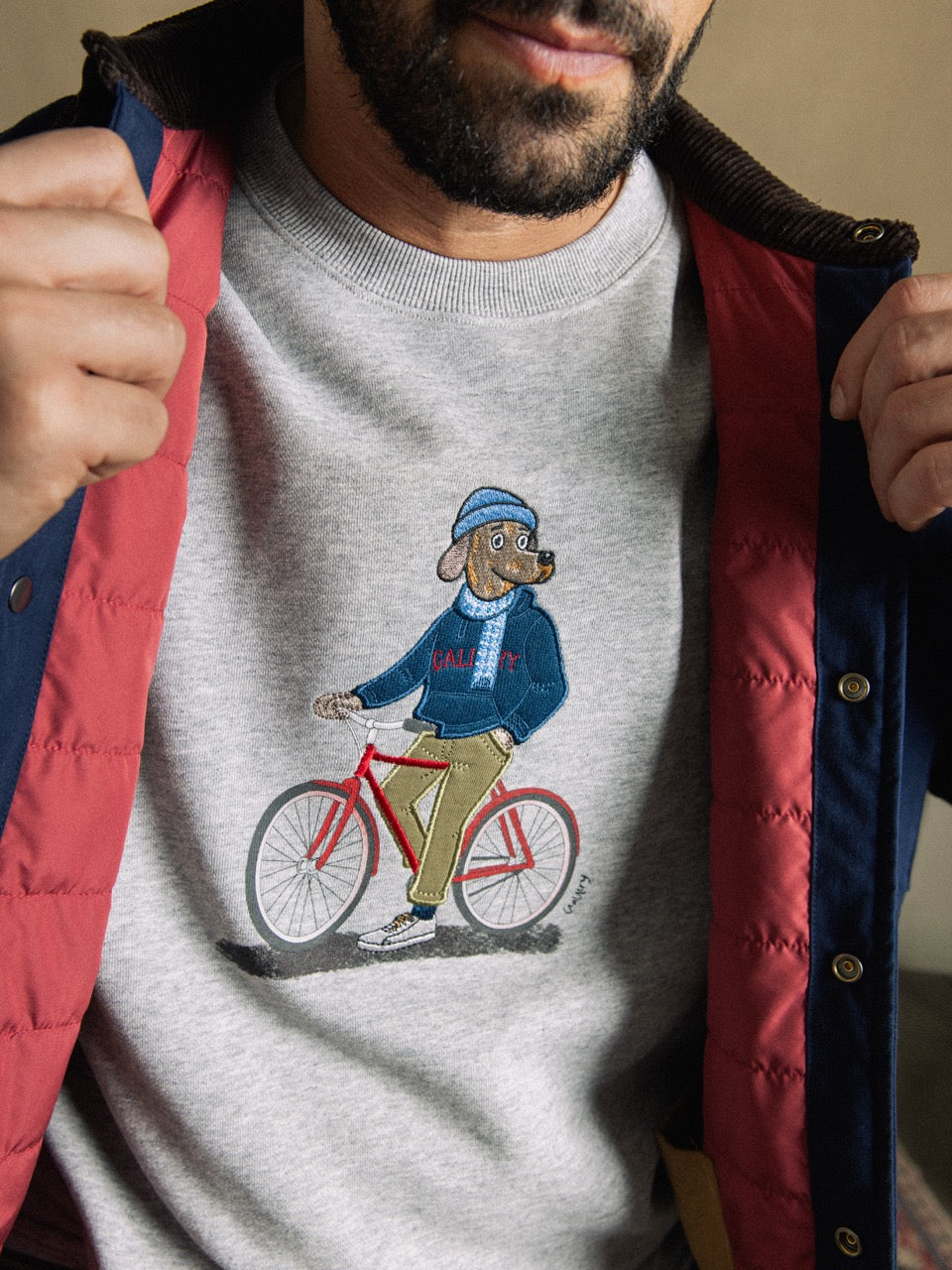 Mmgludvig Crew Sweat Grey Melange