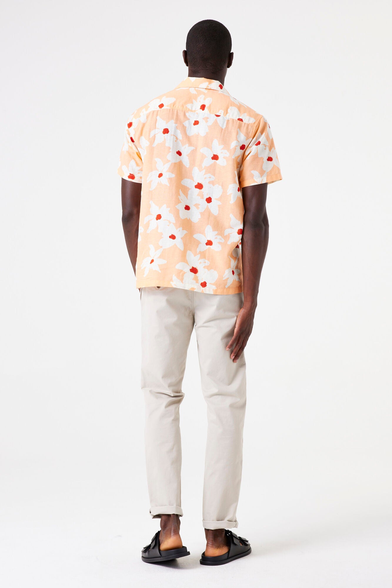 E51291_men`s shirt ss Apricot
