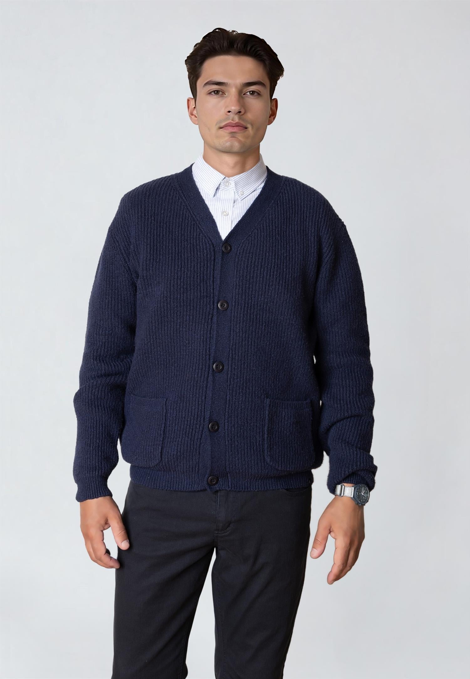Brooks Cardigan Navy