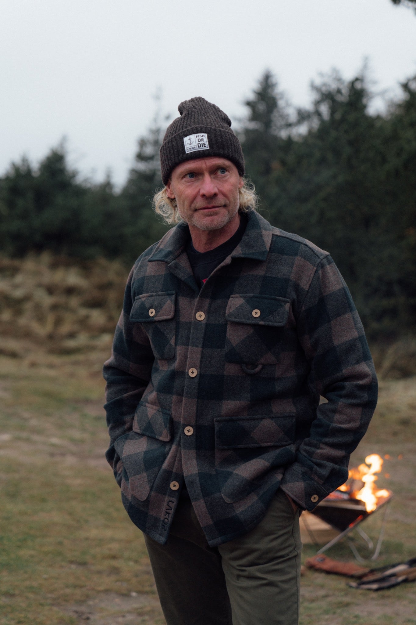 Birler wood jacket Morel
