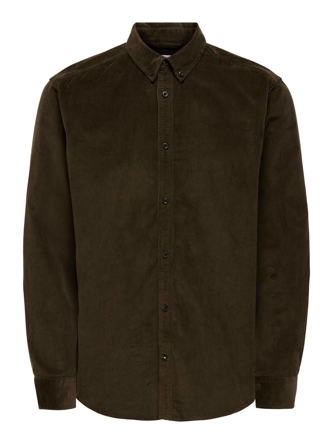 Onsmichael 18w Reg Cord Stretch Ls Noos Demitasse
