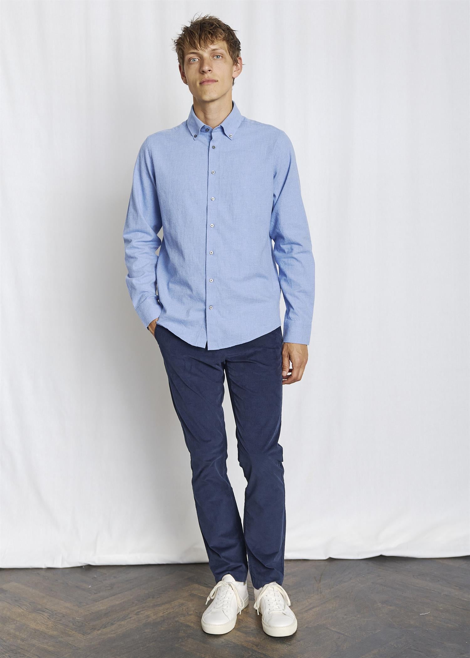 Faruk Casual modern fit Light Blue