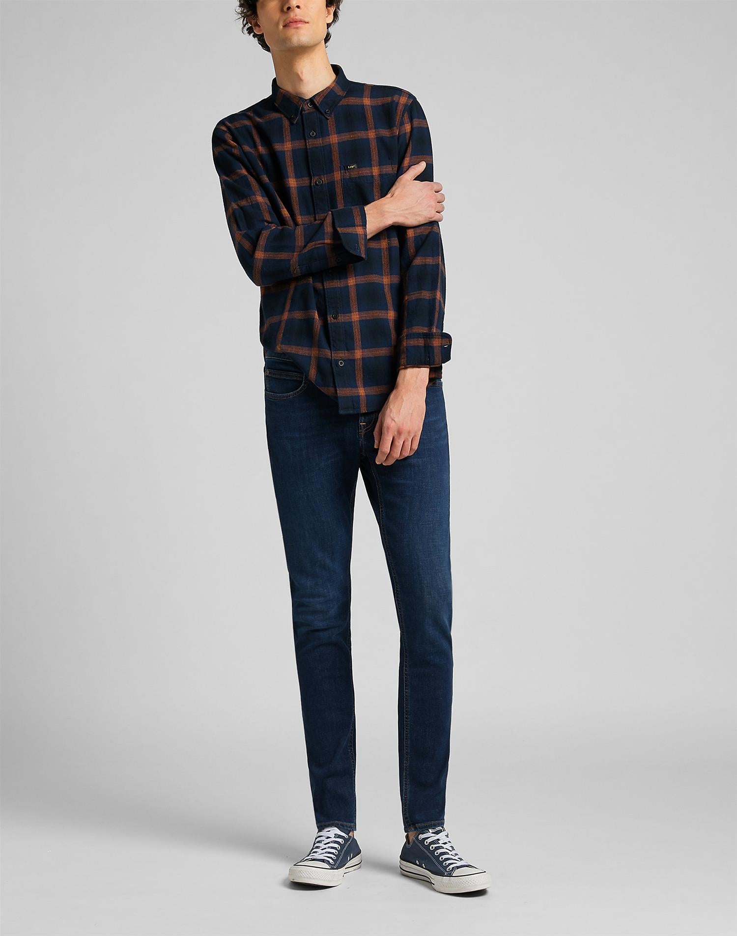 Lee Button Down  shirt 112123386 Navy