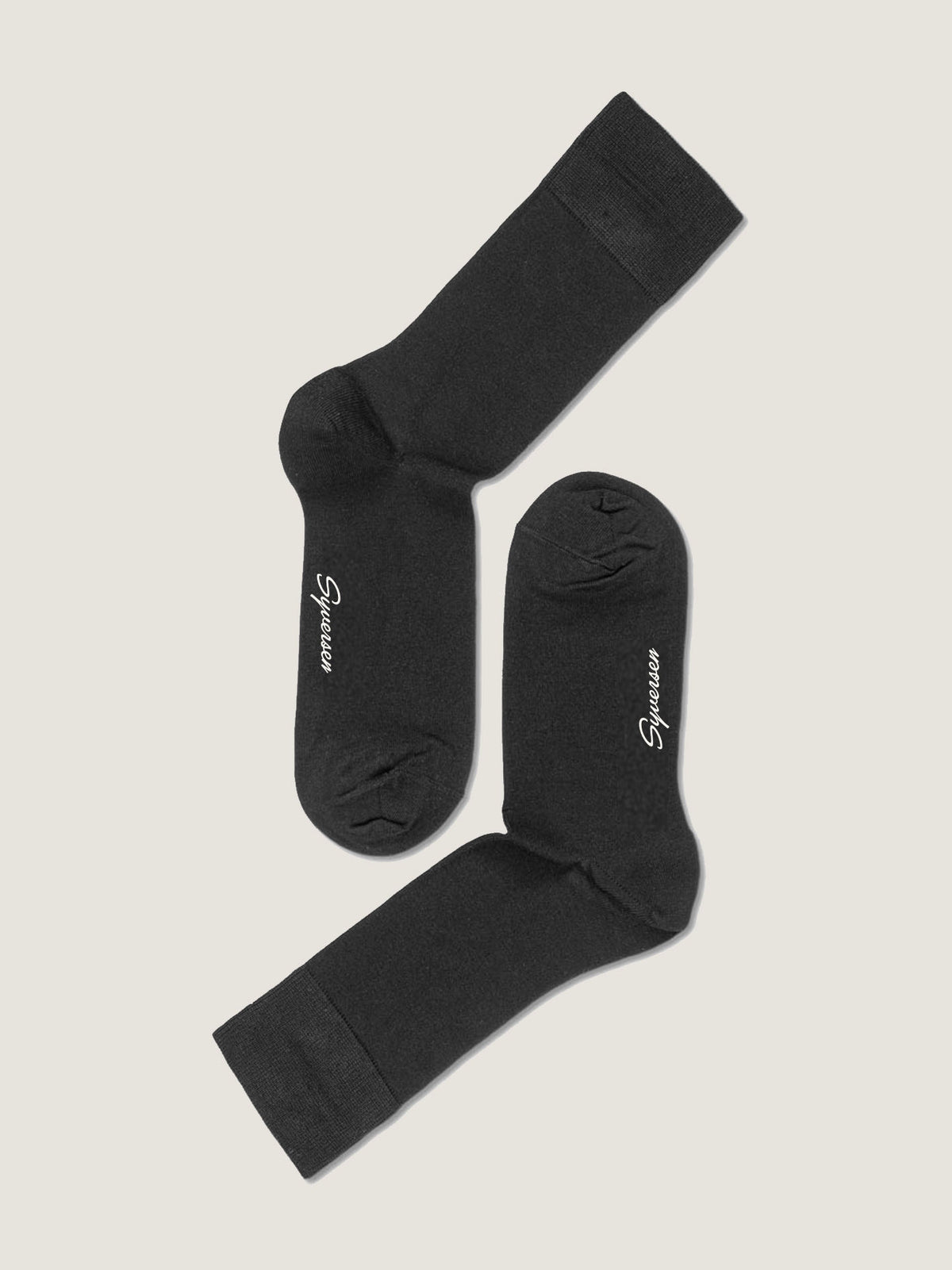 Bamboo Crew Sock Black