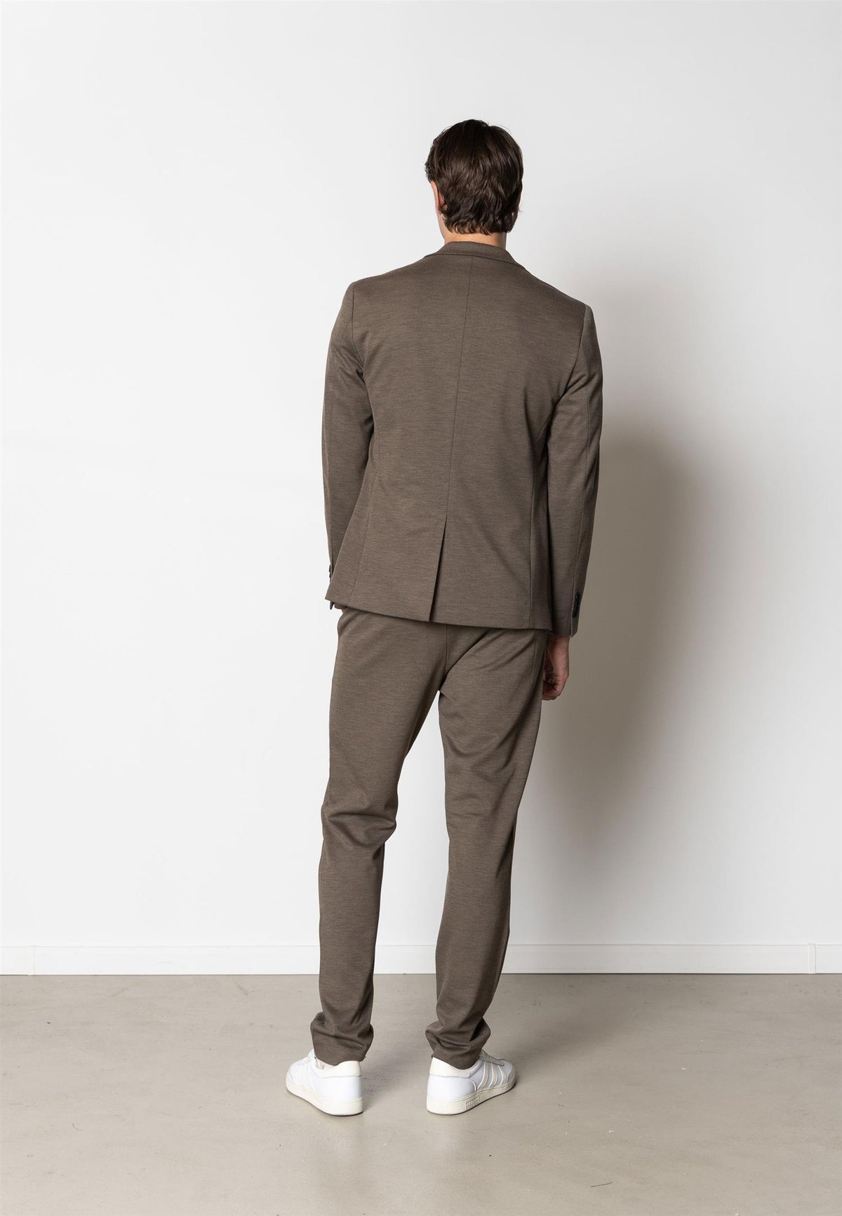 Brendon Jersey Blazer Dark Khaki