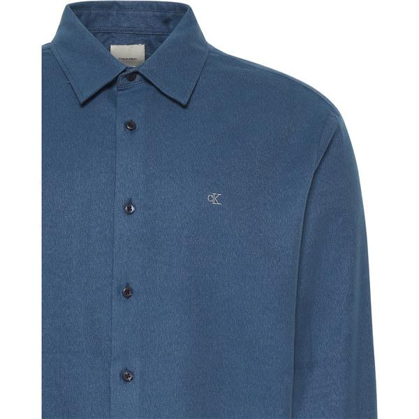 Ls Melange Flannel Easy Shirt Wild Wind