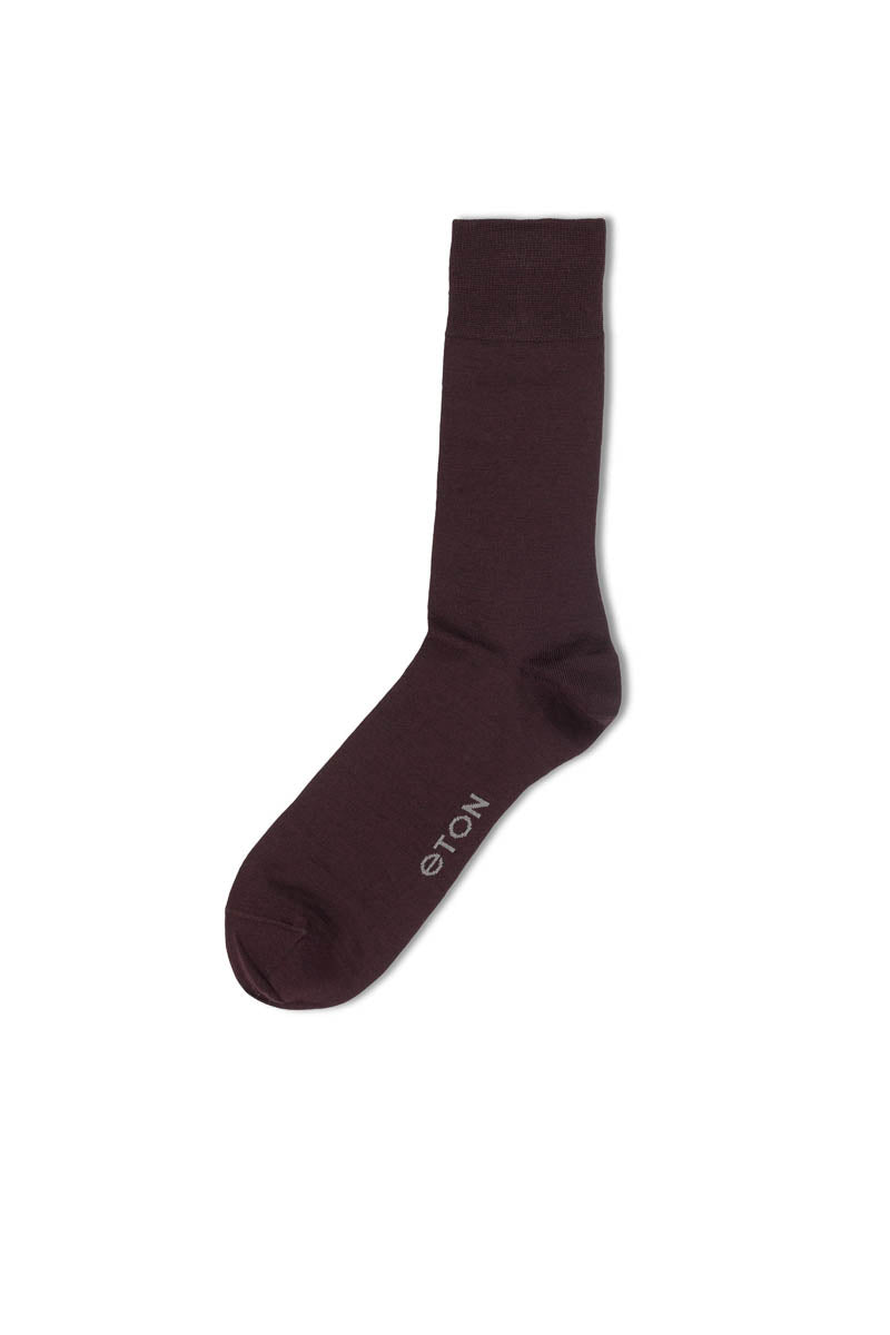 Eton Fine Wool Plain Bordeaux