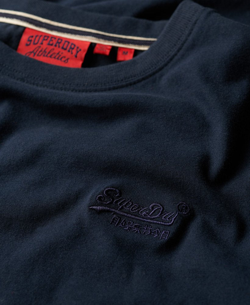 Essential  LOGO EMB TEE Eclipse Navy