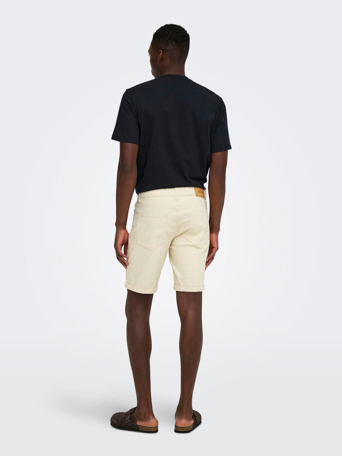 Onsply Ecru 9470 Pim Dnm Shorts Noos Ecru