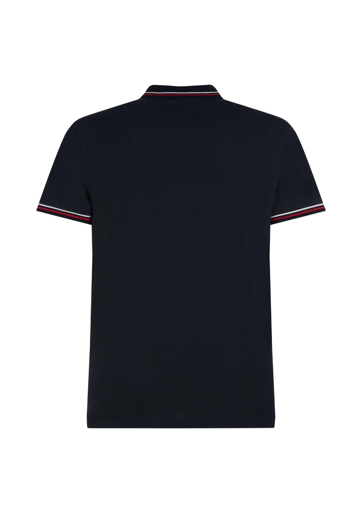 TIPPED SLIM FIT POLO Marine Blue