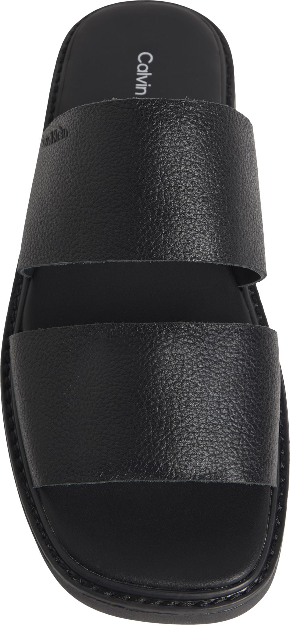 Sq Molded Sandal Db Lth Black