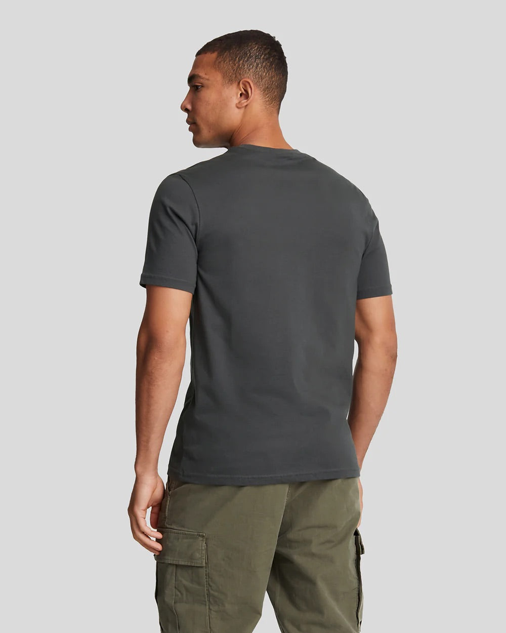 Plain T- Shirt Gunmetal