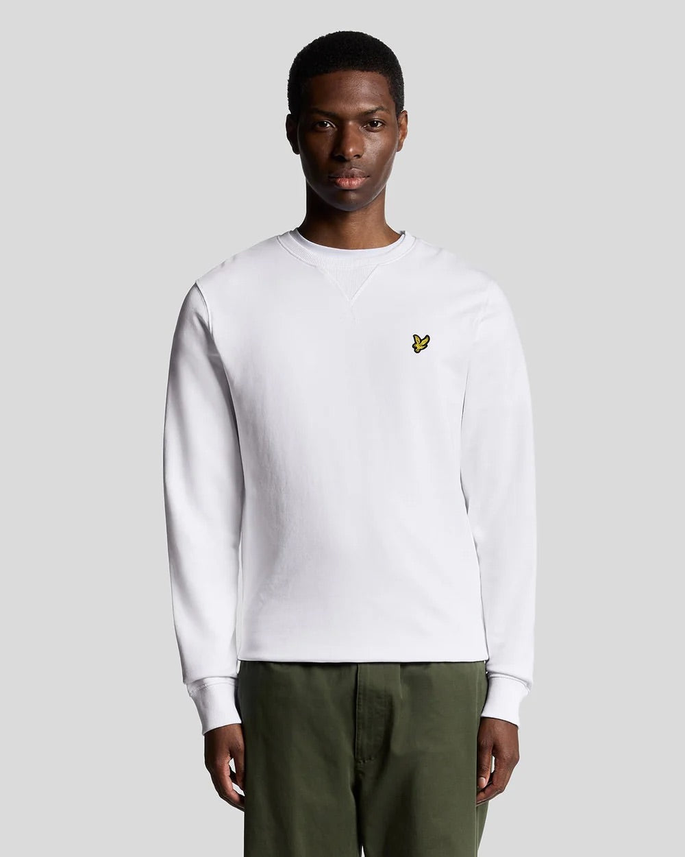 Crew Neck Sweatshirt White