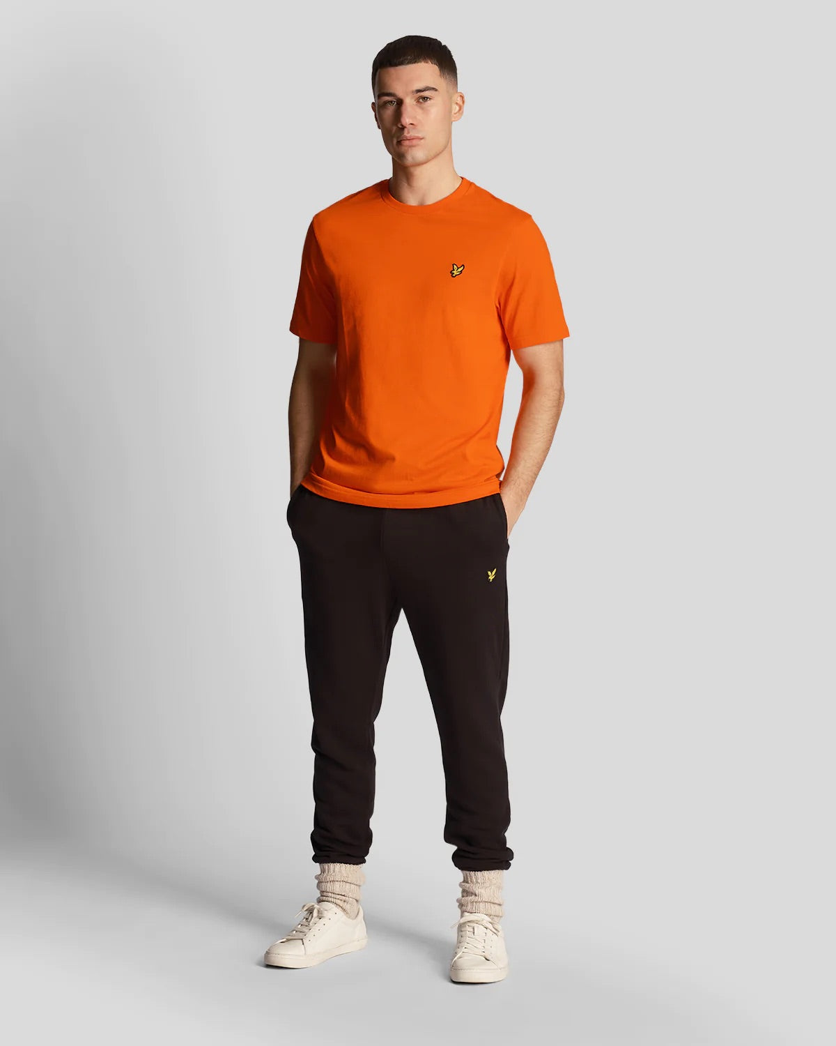 Plain T-Shirt Tangerine Tango