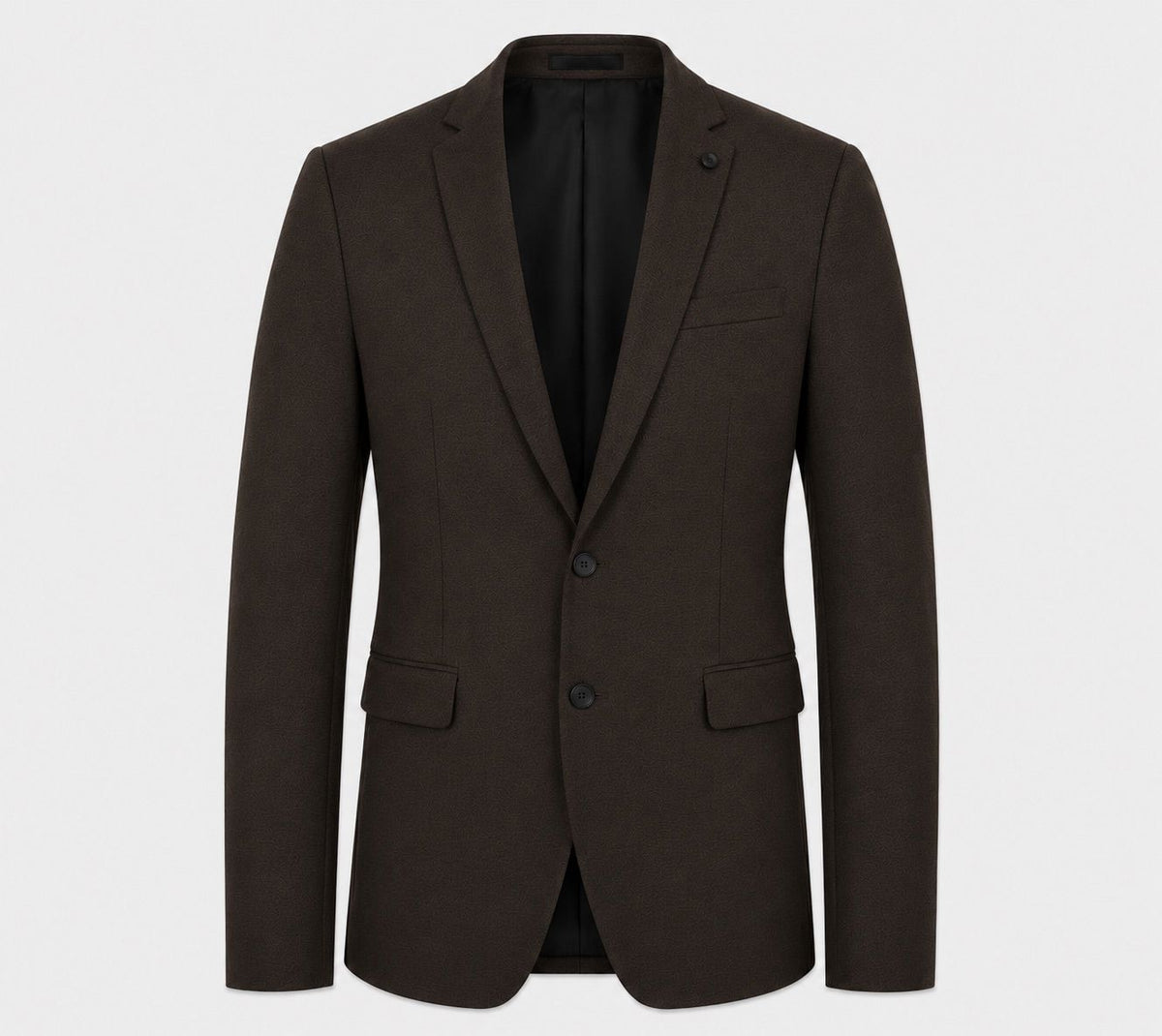 Brendon Jersey Blazer Dark Brown