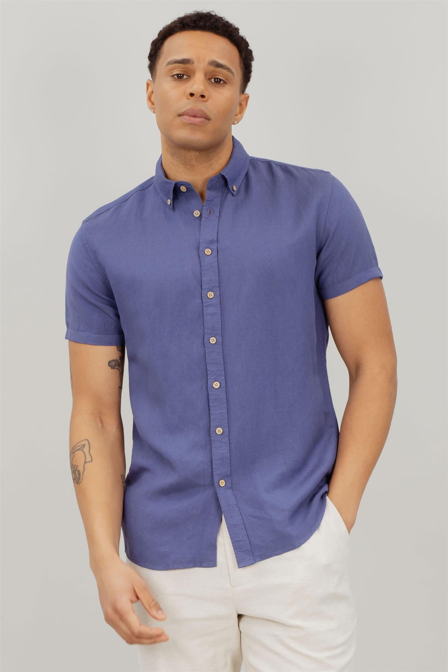 Sawyer Shirt Denim Blue