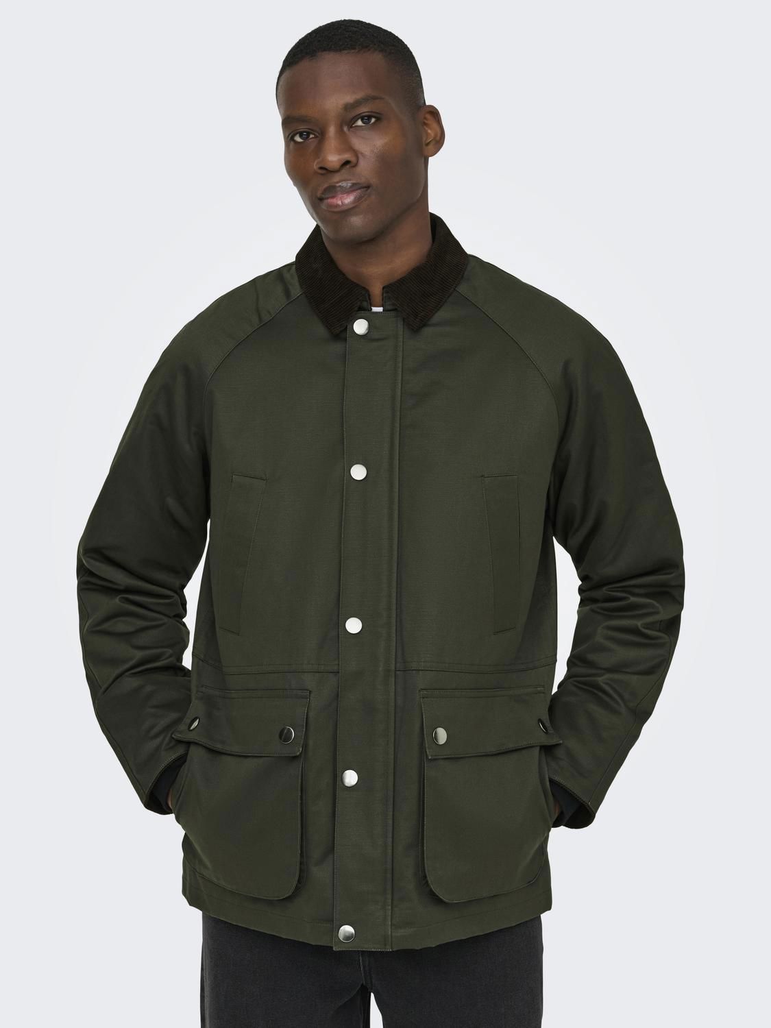Onsbob Waxed Jacket Otw Rosin