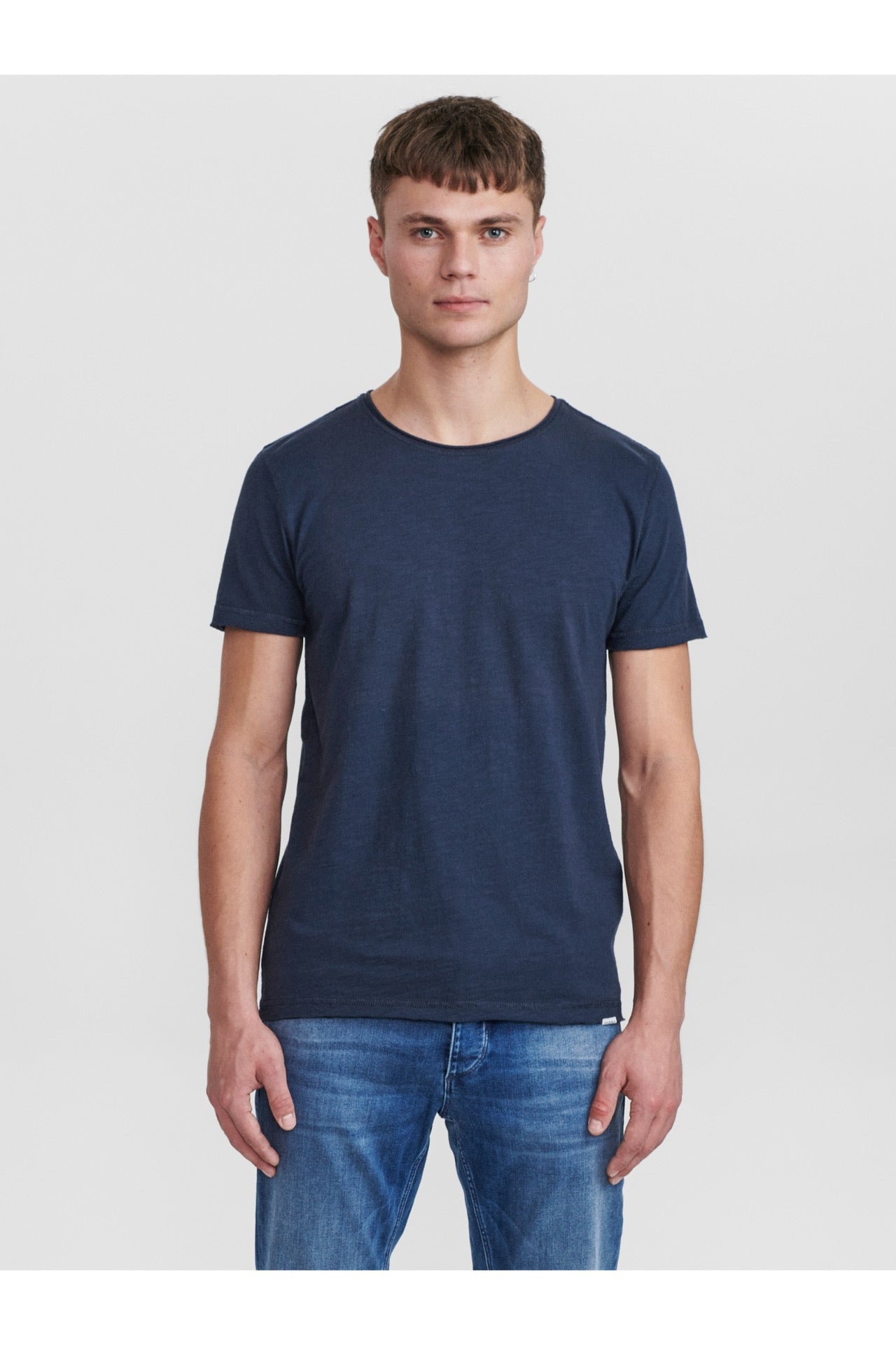 Konrad Slub Tee Navy