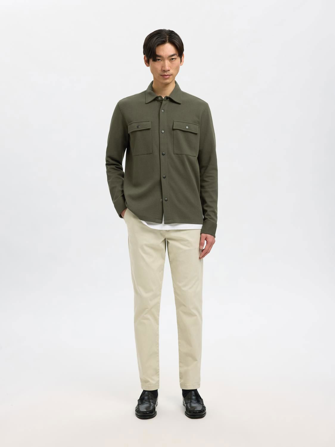 Slmjackie Sweat Jacket Noos Forest Night