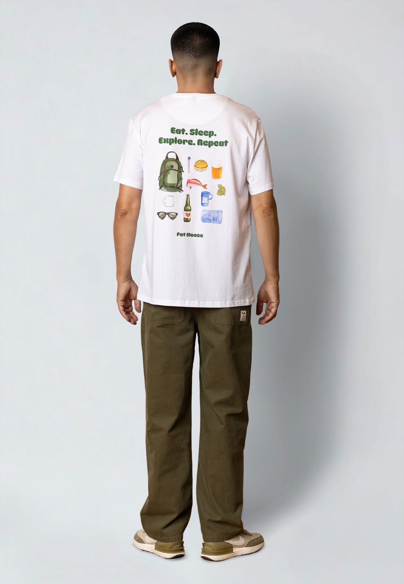 Eat Sleep T-Shirt White