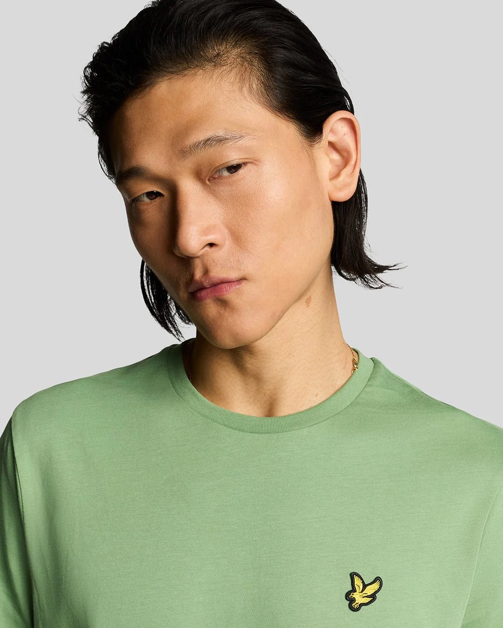 Plain T- Shirt Smoke Green