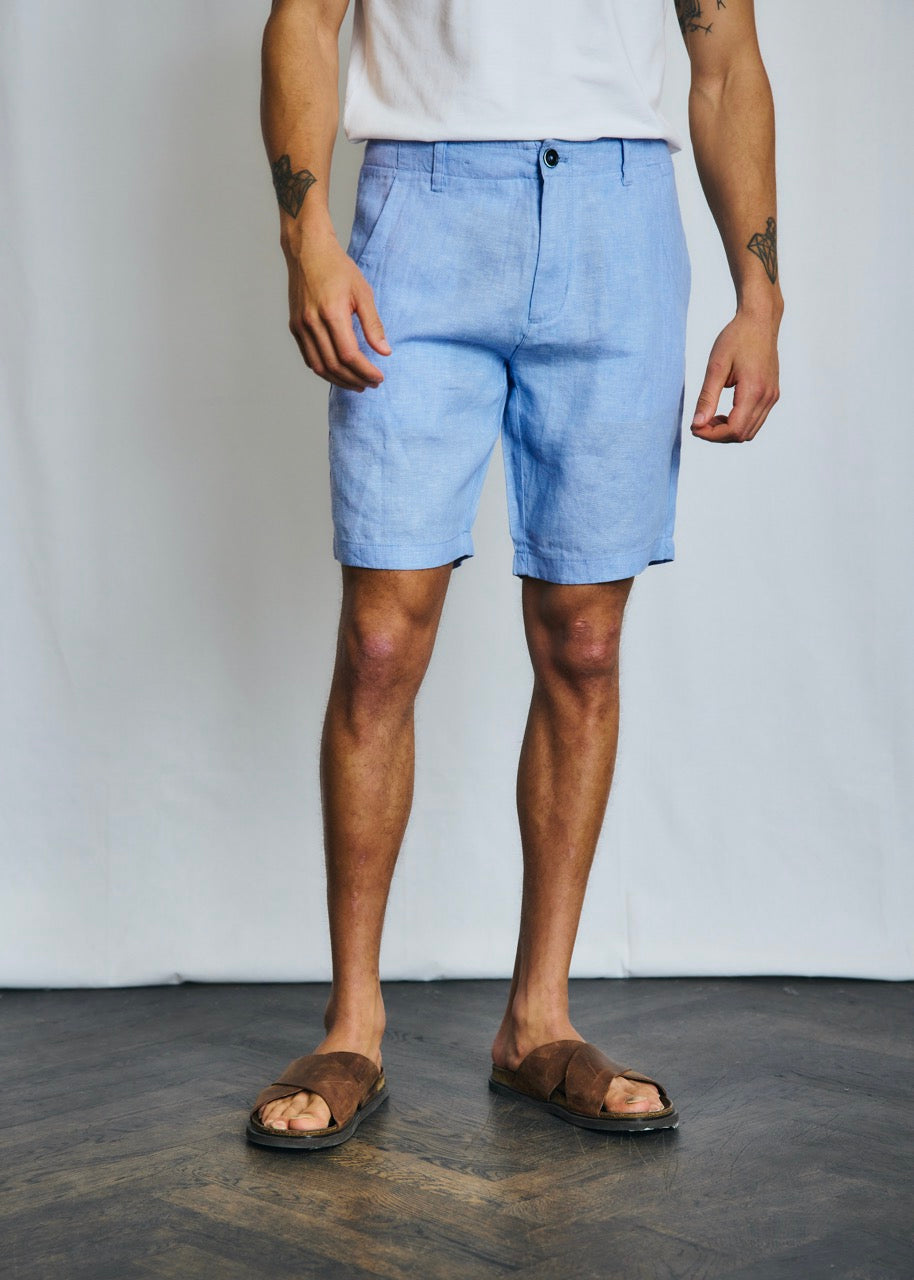 BS Peppon Regular Fit Shorts Light Blue
