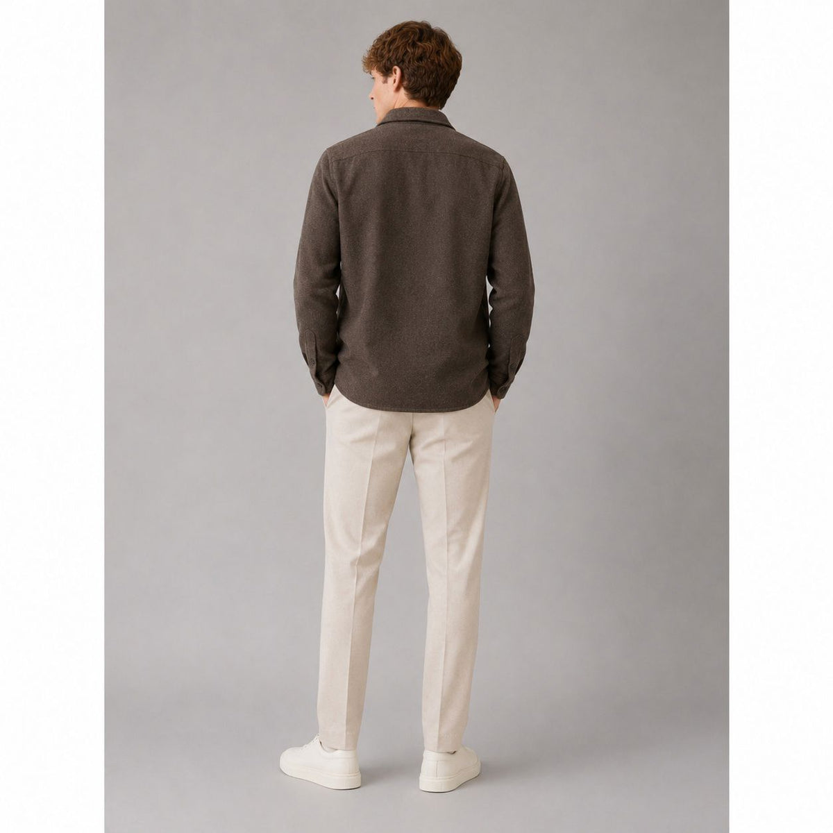 Ditlev Overshirt Dark Brown