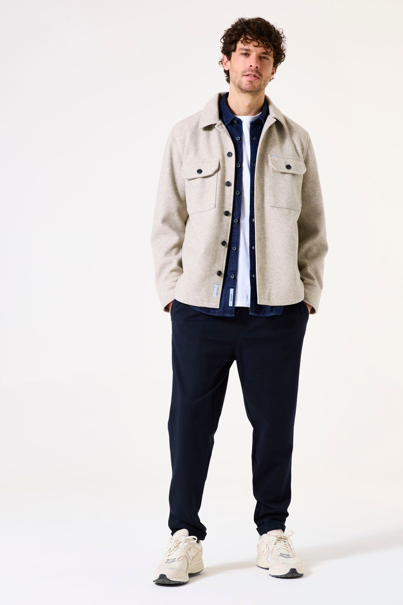 I51301 men´s overshirt Sand