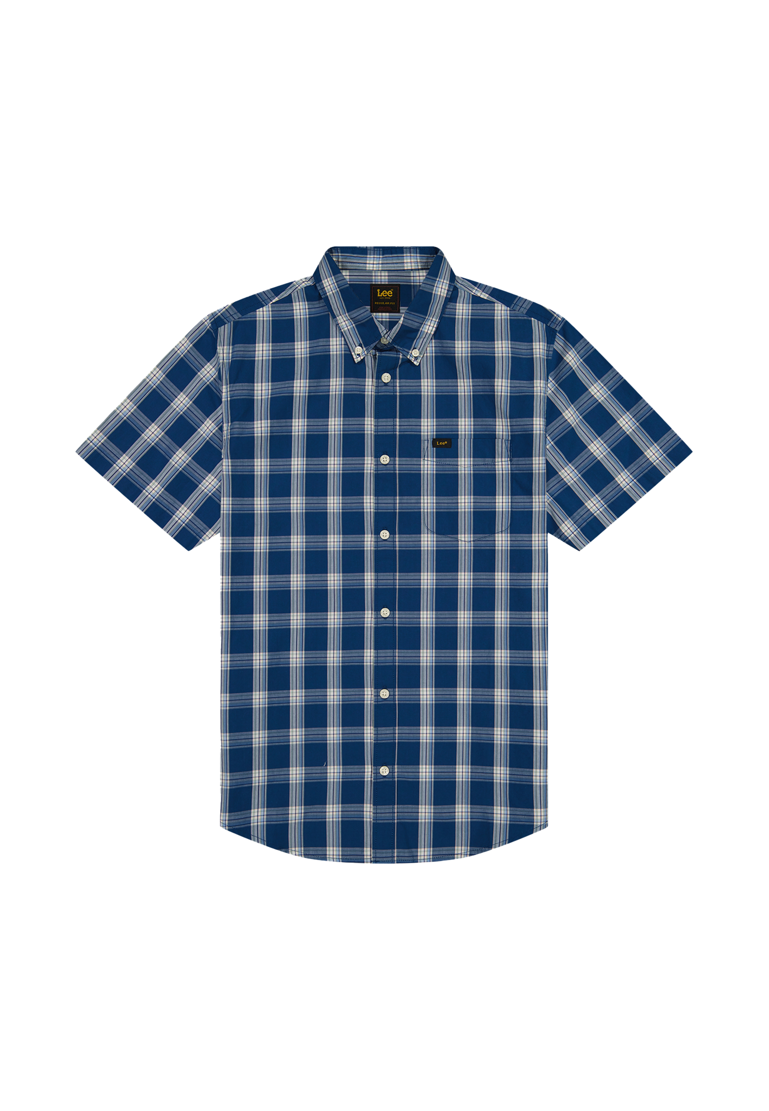 Lee button down Blå