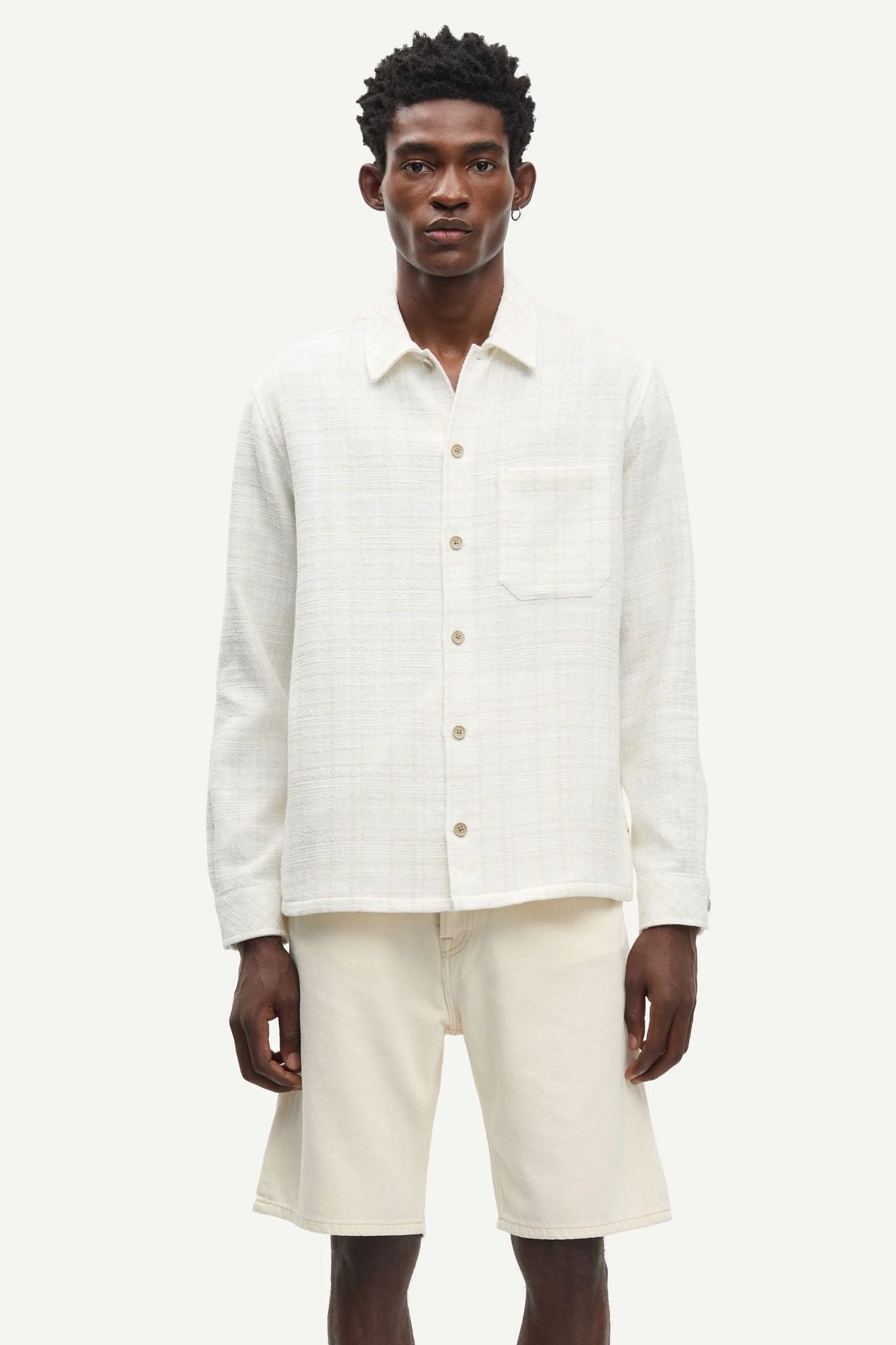 Sadamon Gc Overshirt 16079 Silver Birch Ch.