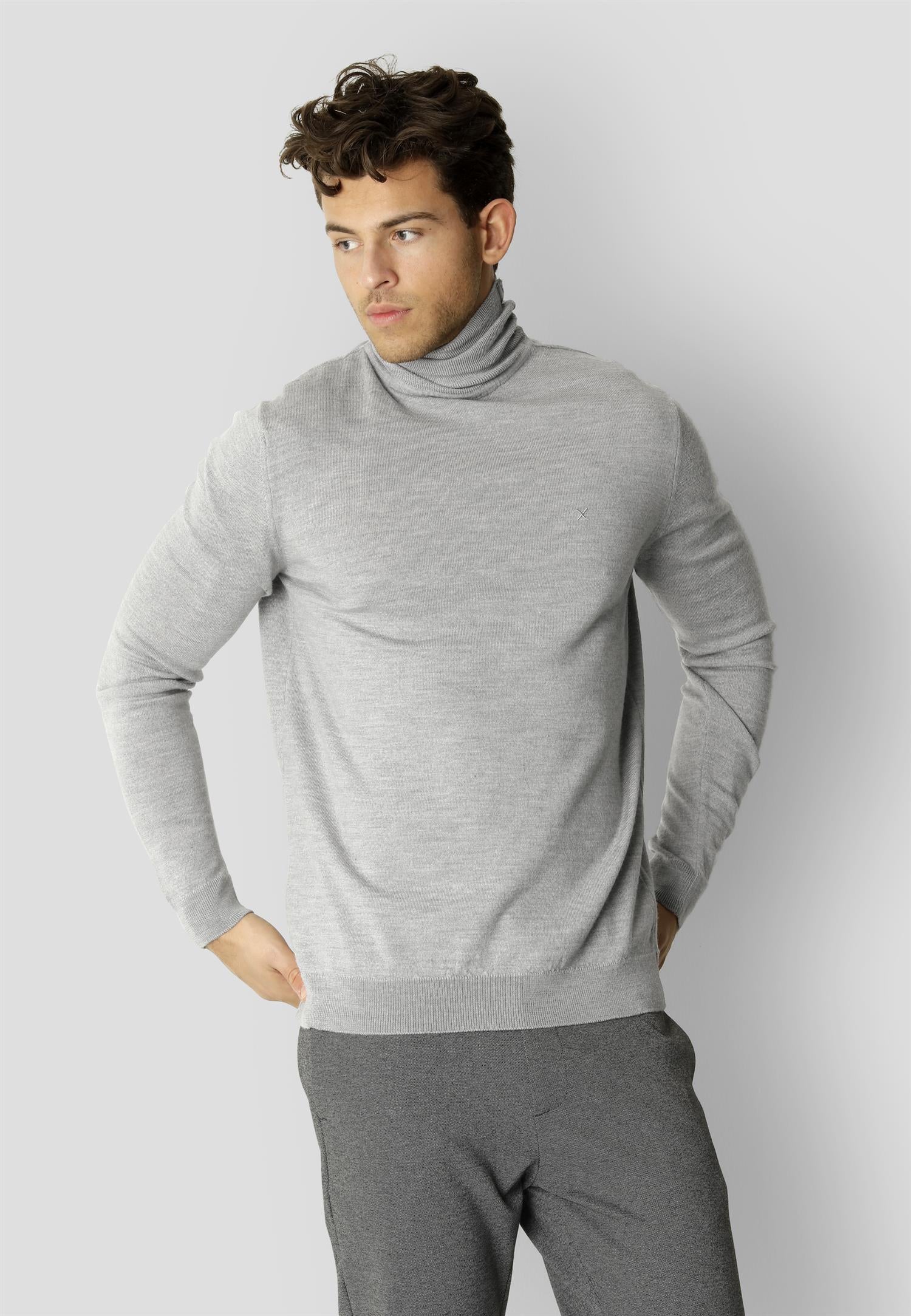 Merino wool roll Light Grey