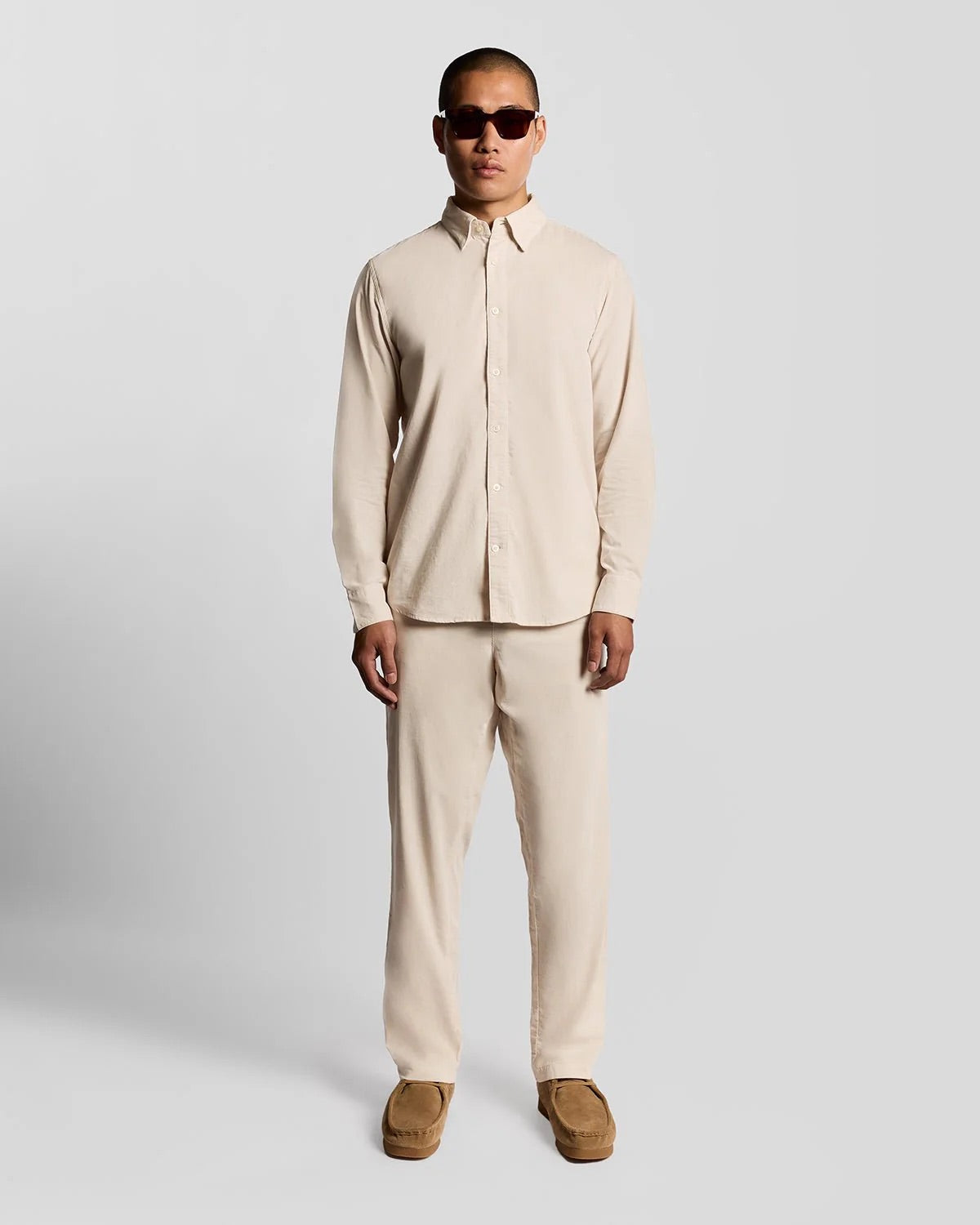 Micro Corduroy Shirt Putty