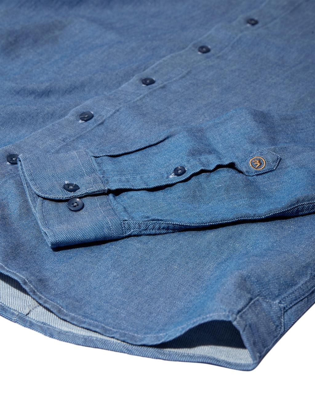 Mmgmarco Chambray Shirt Marine Blue