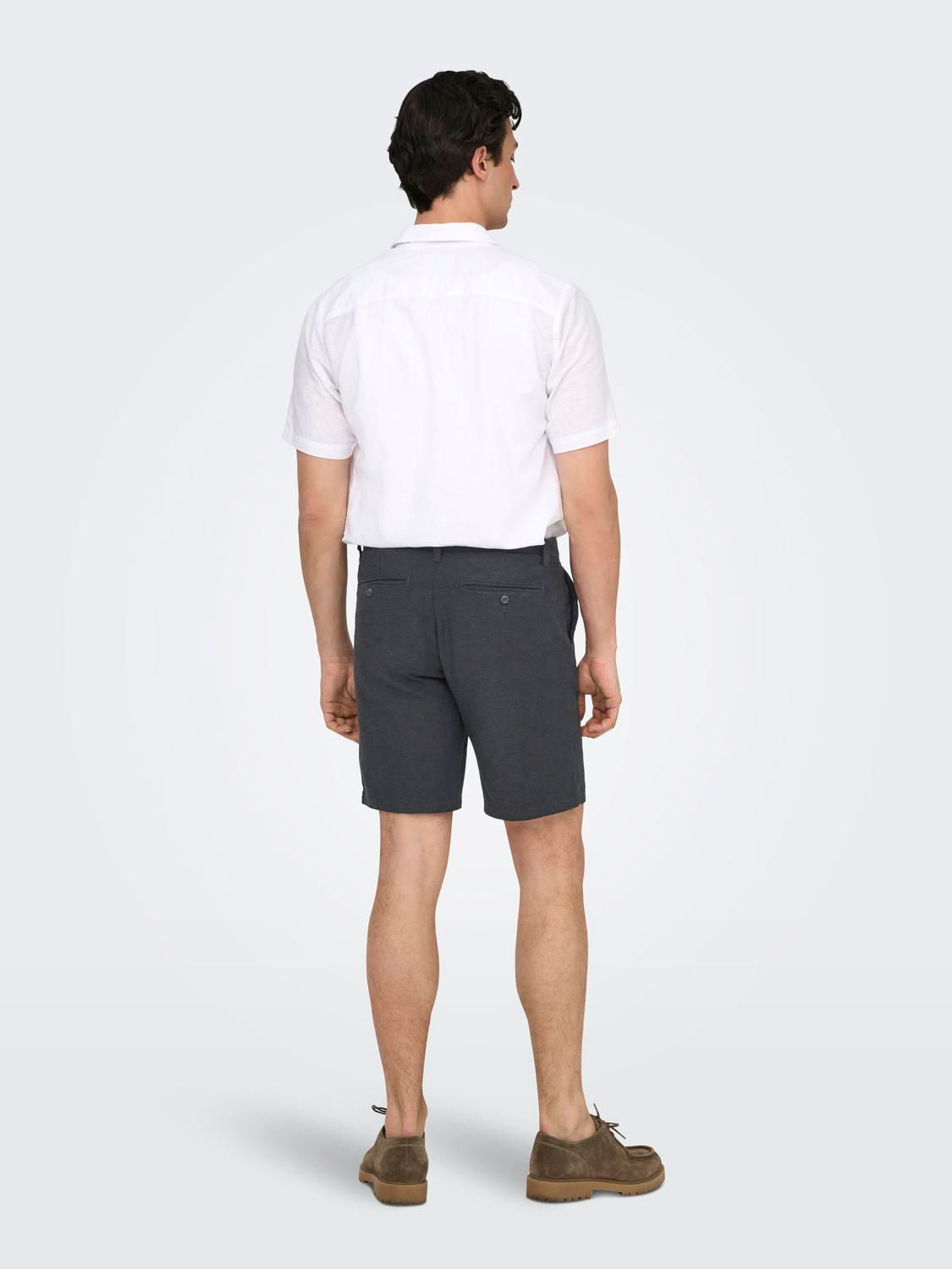 Onsmark 0011 Cotton Linen Shorts Noos Black
